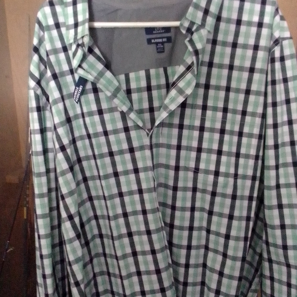 George plaid long sleeve shirts - Picture 2 of 7
